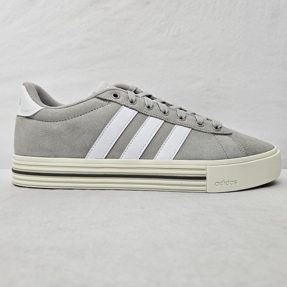 Adidas Daily 4.0 Skateboarding Shoes IF4504 Gray White Men\'s Size 10